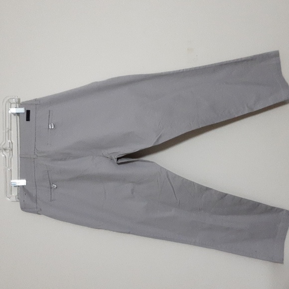 Kut Gray Cropped Pants Trouser 12 Casual Vacation Resort Stretch Beach Retro Y2k - Picture 5 of 13